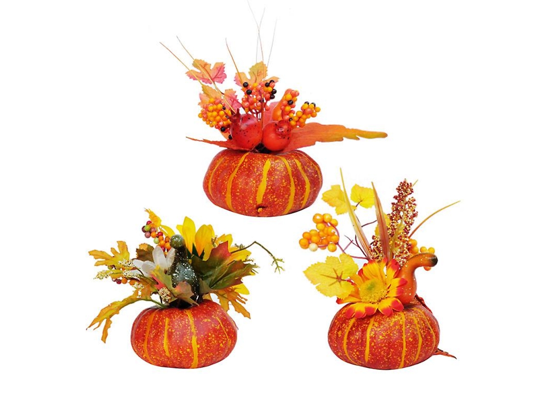 3 Peças de Decoração Artificial ALLINLESS