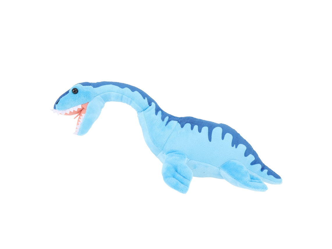 Mali brinquedo de Pelúcia Dinossauro Plesiosauro Realista Suave Azul para Quarto