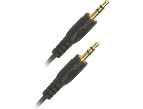 Cabo Jack 3,5mm Estéreo Macho/macho Preto 2m Apm