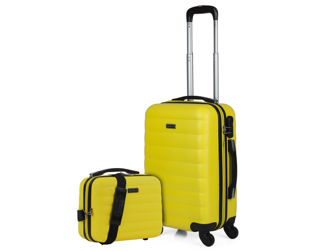 Conjunto de Malas ITACA Simoa Amarelo Abs Hard Suitcase Set 38X54X20 Cm