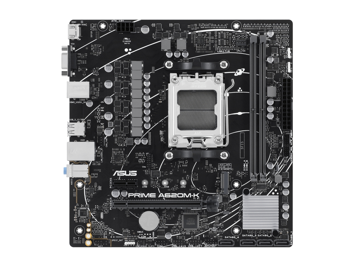 Motherboard ASUS Prime A620M-K Amd A620 Ranhura Am5 Micro Atx