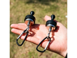 Conjunto de 2 Ganchos Ventosa, para Equipamentos de Camping, Luzes e Toldos AQUAFORGE