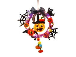Laxiscreed Decoração De Abóbora De Halloween Com Luz, Ideal Para Diy E Presentes