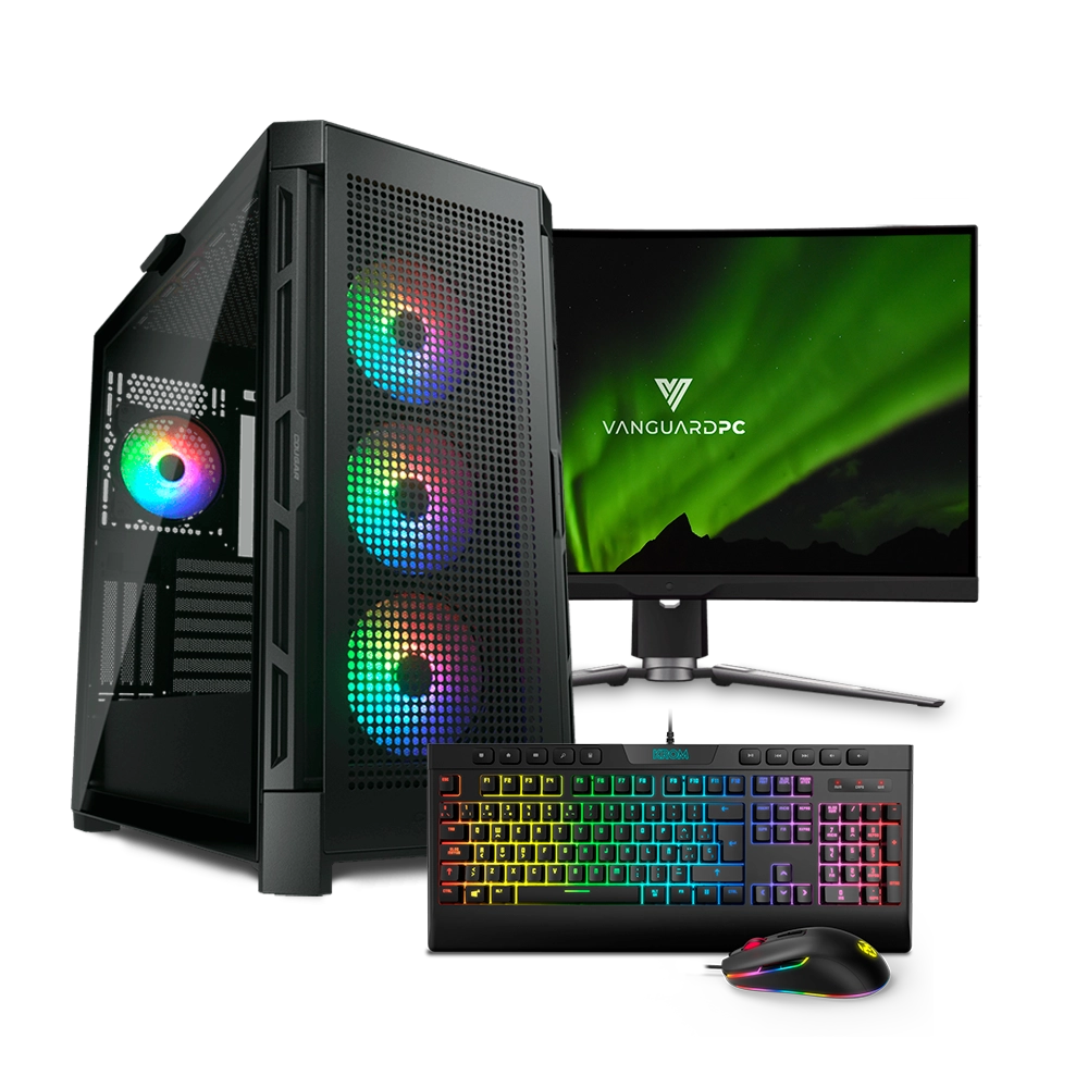 Desktop Gaming VANGUARD R70108 (AMD AM5 Ryzen 7 9700X - NVIDIA GeForce RTX 5070 - RAM: 32 GB - 3 TB SSD)
