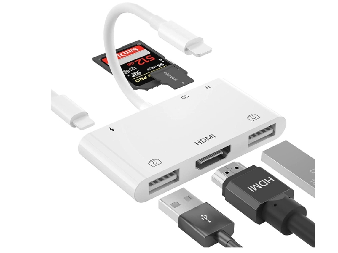 Lurelia Hub Usb 6 Em 1, Hdmi, Sd/tf