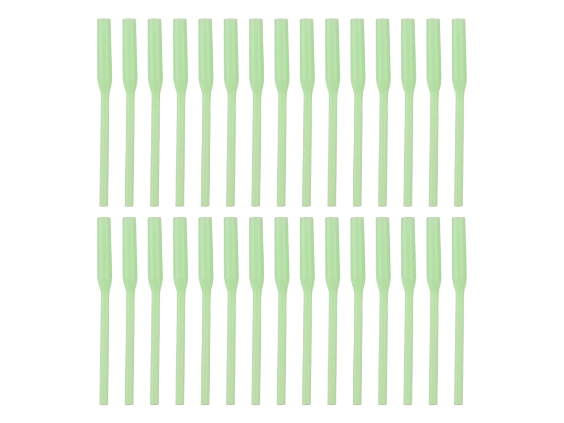 Conjunto de 30 Tubos Posicionadores de Pesca Luminosos em Pvc para Ajuste de Linha em Pesca Noturna AQUAFORGE