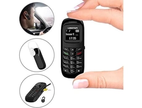 CODOMOXO O Menor Celular L8Star Bm70 Mini Mobile Mini Preto Desbloqueado