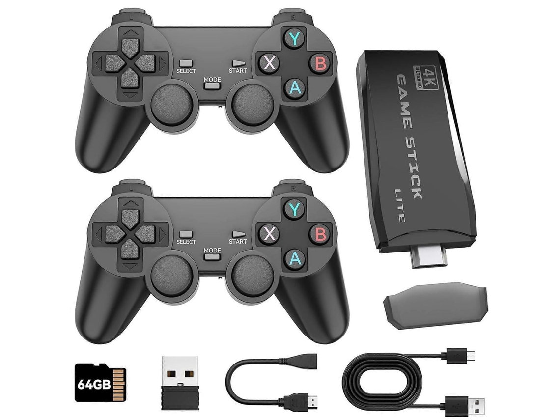 Console de Jogos Retro Atualizado, Stick Jogo Retro, Sem Fio com 20000+ 15 Emuladores, Dri GOKOCO
