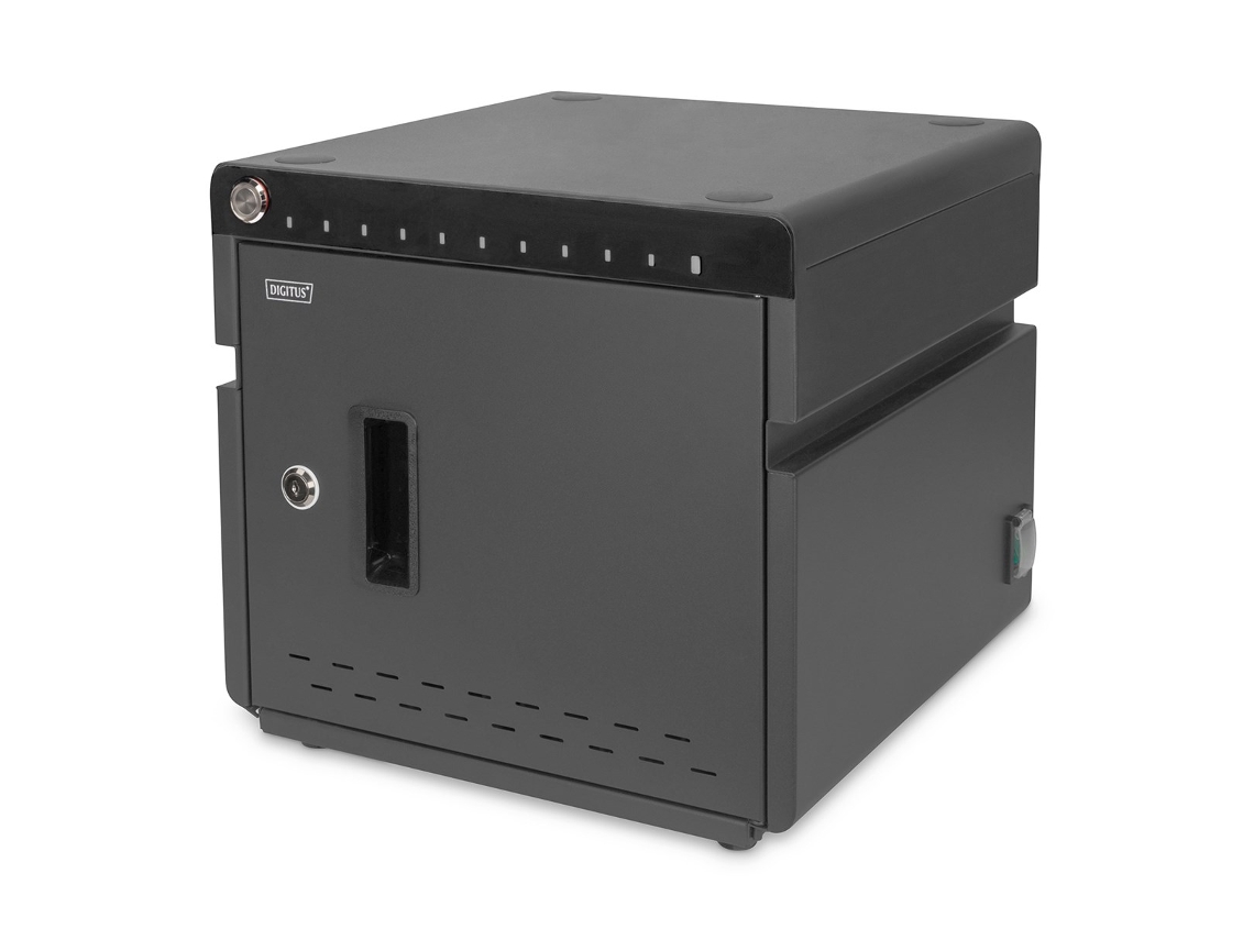 Mobile Desktop Charging Cabinet For 10 Notebooks/tablets Up To 13inch, Uv C, Usb C Digitus