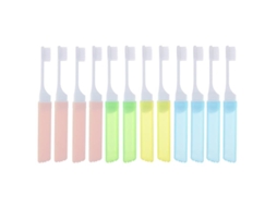 12Pcs Mau Hálito Escova de Limpeza Escova de Dentes Dental Escovas de Dentes de Viagem para Adultos ALLINLESS