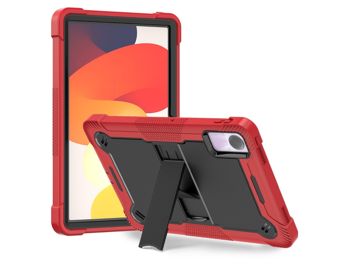 Tressino Capa Para Xiaomi Redmi Pad Pro 12,1 Polegadas Com Proteção Total, Vermelha