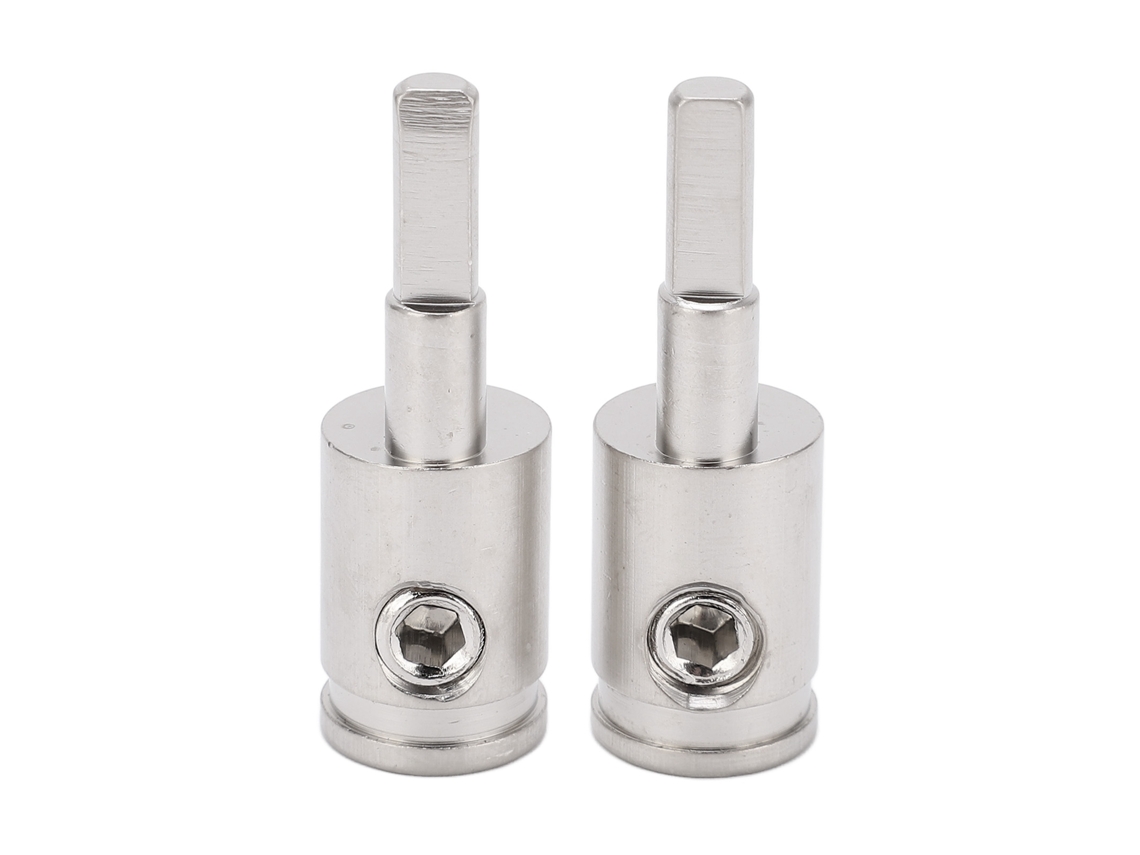 Adaptador Redutor de Cabo 2 Awg para 8 Entrada Amplificador Áudio, em Latão Niquelado. AQUAFORGE