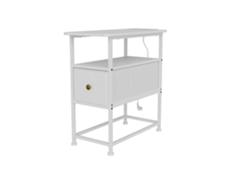 Mesa Lateral, Multifuncionalidade, Design Elegante, Branco