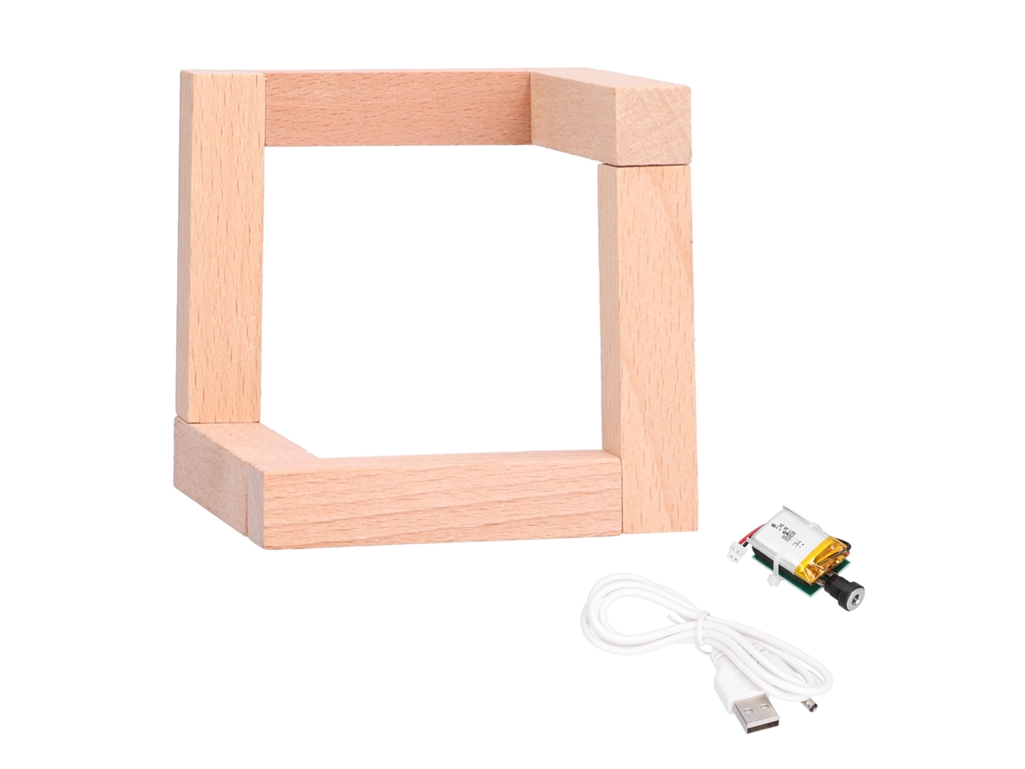 Lâmpada de Cabeceira Bicolor Diy com Chip Moonlight