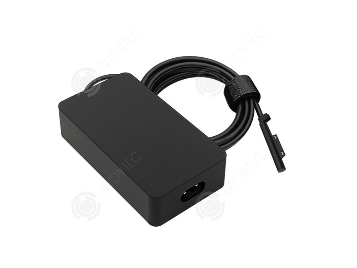 Carregador Inn 44w 15v 2.58a Carregador Surface Pro Carregador De Parede Compatível Com Surface Book 12 Surface Pro 3456 Adaptador De Carregamento