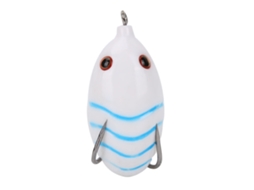 Lure (simulated Double Hook, Snakehead Fishing Lure) Sleeve Egg Frog Simulated Double Hook Frog Lure Snakehead Bait Artificial Bait Soft Bait (white)