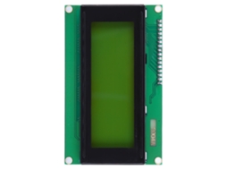 Placa Controladora Lcd Serial Com Fundo Amarelo Módulo 2004