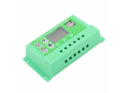 Controlador Solar Pwm Com Proteções E Lcd 30a
