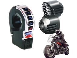 Altas Conversas Moto Amplificador Sans Fil Para Guidon Com Carregador De