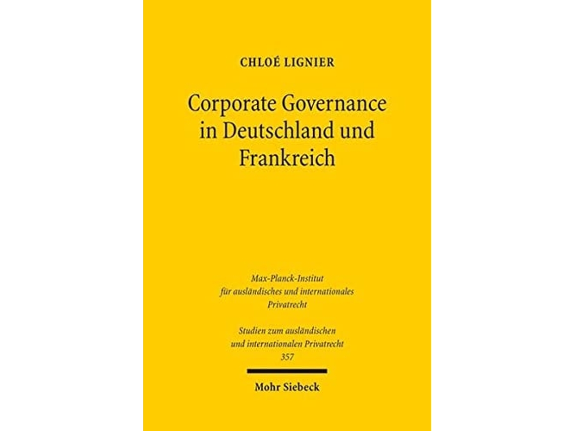 Livro Corporate Governance in Deutschland und Frankreich de Chloe Lignier (Alemão)