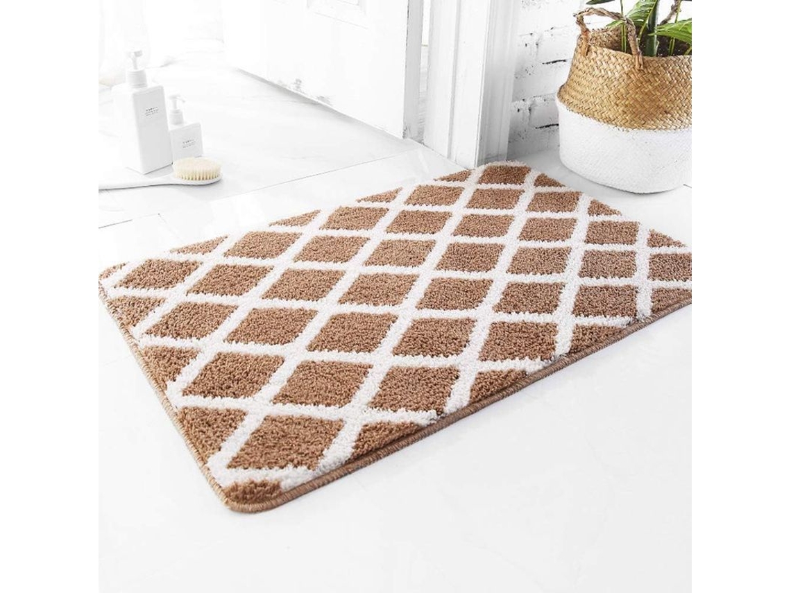 2026 tapete de Baño Microfibra Ultra Suave Antideslizante Absorbente Lavable a Máquina Champagne 45x65cm (champán, 45x65cm)