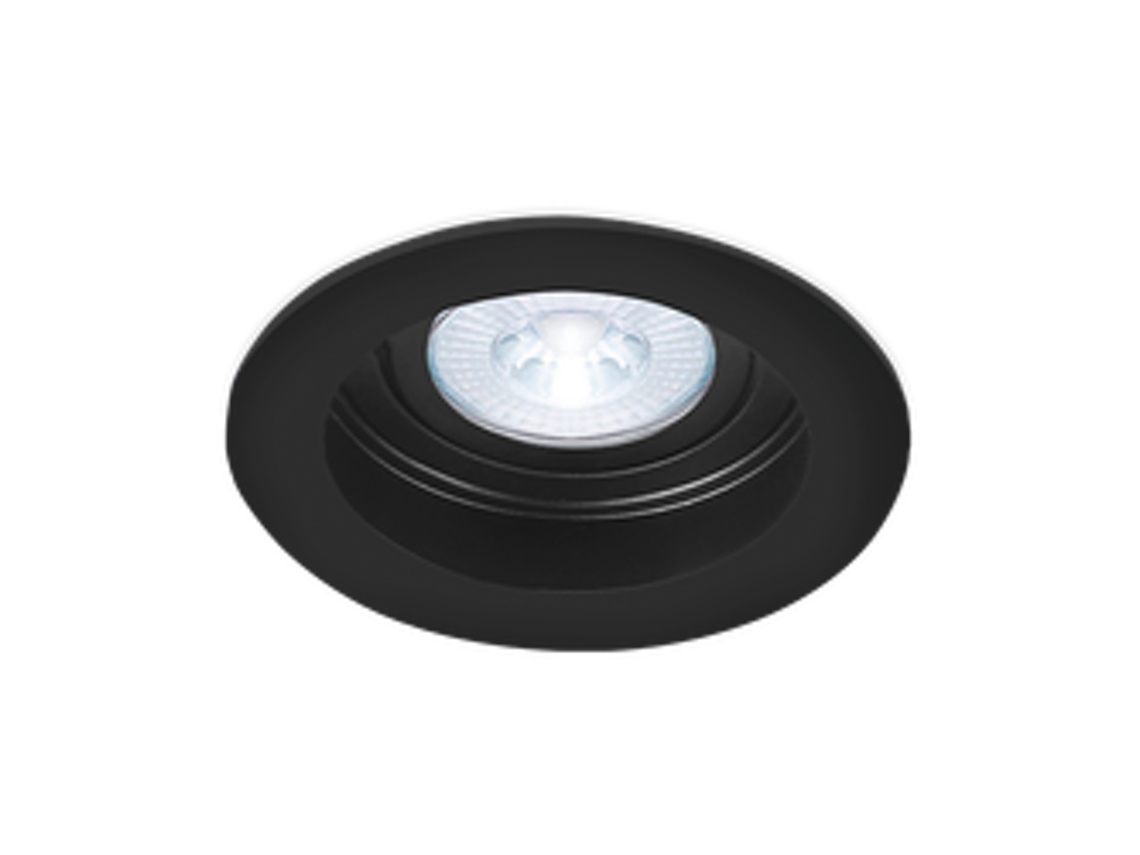 Beta R3 Round Black Spot Suporte Mr16 Gu10/Gu5.3 BRAYTRON