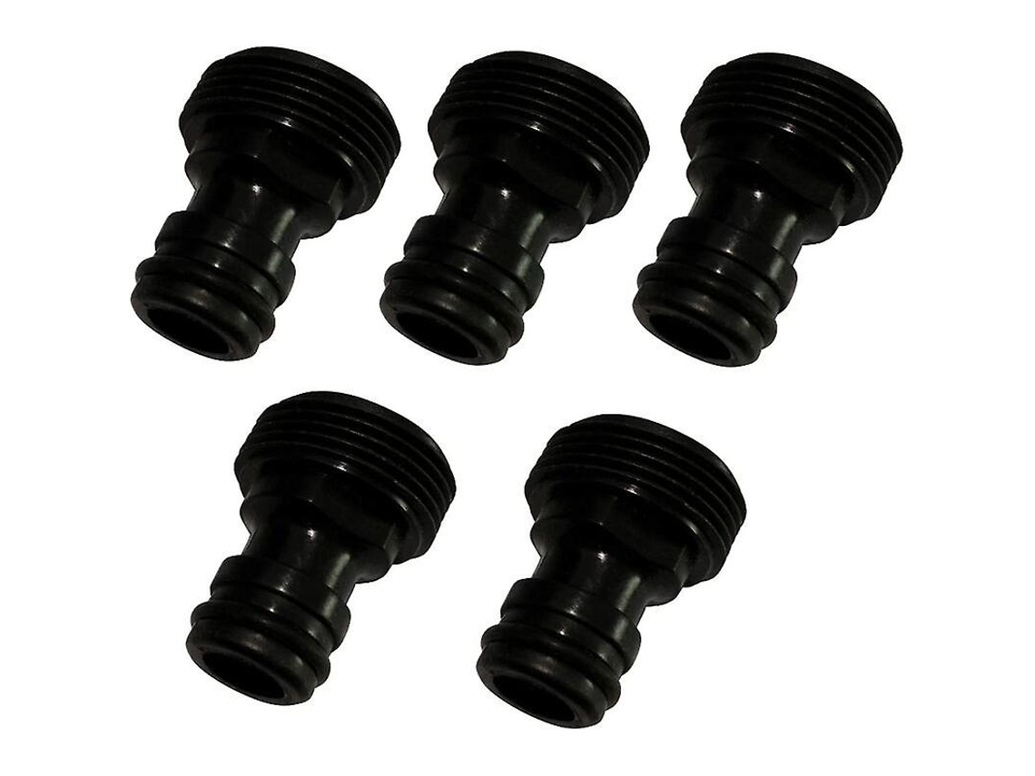 Adaptador de manguera rápida, 5x, rosca macho 3/4, para irrigação | S/MARCA