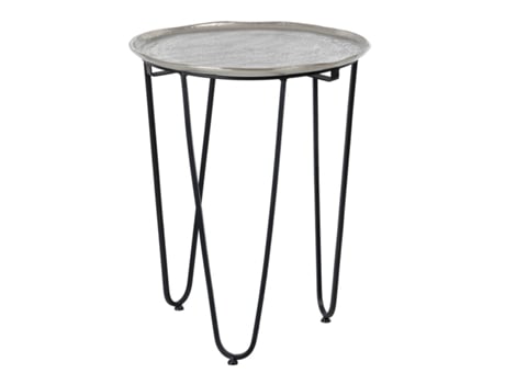 Mesa de apoio Alumínio Ferro 40 x 40 x 51 cm BIGBUY HOME