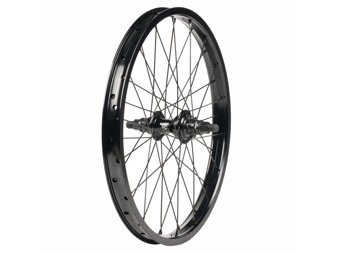 Roda Traseira Rookie 16´´ Prateado 14 X 110 Mmsaltbmx