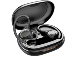 Fone De Ouvido Bluetooth Bestvite Be1039 Com Gancho E Microfone Para Esportes E Exercícios Preto