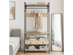 Vidaxl Roupeiro C/ Gavetas 89x39x184,5cm Deriv.madeira Carvalho Sonoma