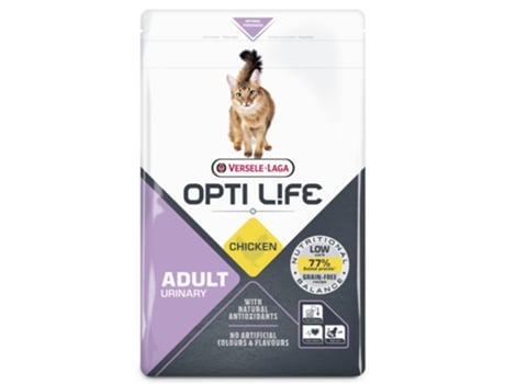 Ração seca para Gato VERSELE-LAGA OPTI LIFE Adulto com Sensibilidade Urinária Frango (Quantidade: 2,5 kg)