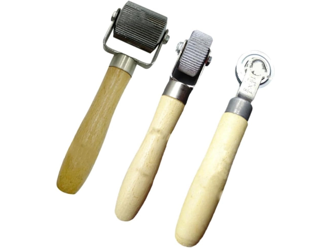 Conjunto De 3 Peças Rolos Compactadores Para Reparo Pneus Carros E