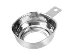 Funil De Aço Inoxidável Com Boca Larga E Alça, Diâmetro Grande, Ideal Para Óleo, Geleia E Potes De Conserva Utensílio