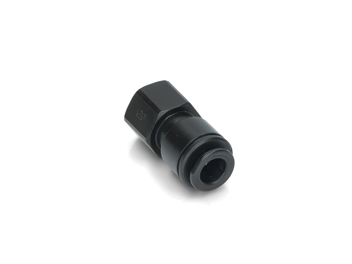 Conector X 1/4 Bsp Reto Terminal Fil. Fêmea 8mm para Máquina de Café Ven pm450812e