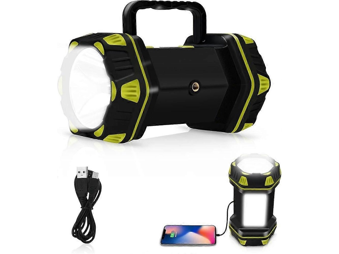 Lanterna De Acampamento Recarregável Com Cabeça Dupla, 8 Modos, Luz De Led Para Barraca Olysi Shop