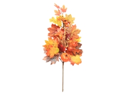 Laxiscreed Flores De Abóbora Artificial Com Folhas De Maple Para Decoração Outonal