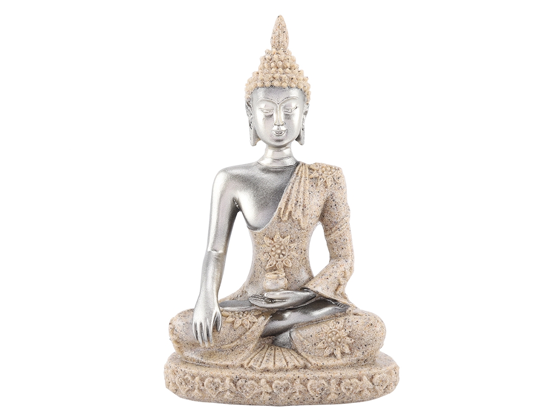 Laxiscreed Estátua De Buda Meditante Em Relevo Para Decoração De Casa E Mesa