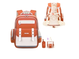 Mochila Infantil Laxiscreed Leve E Resistente Para Meninas, À Prova De Água E Com Proteção Espinhal