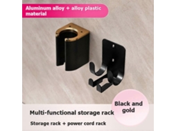 Organizador Multifuncional para Chapinha e Modelador de Cachos, Suporte Parede Metal Sem Furos, Ideal Ban Heiro. GOKOCO