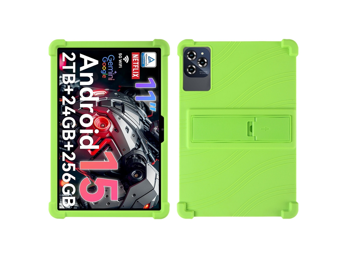 Capa Para Tabwee W90/t90 11 Polegadas Com Suporte Resistente A Impactos Henten Home Verde