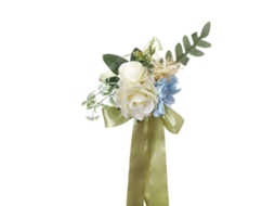 Laxiscreed Cadeira Com Flores Brancas Em Estilo Forest Para Decoração De Casamentos E Festas