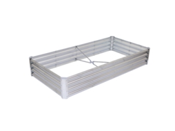 Cama Elevada De Jardim De Metal Retangular Para Plantio De Legumes E Frutas