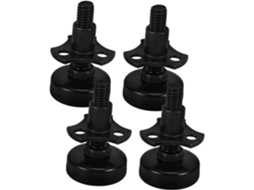 Inoomp Conjunto De 4 Pés Niveladores Ajustáveis Para Móveis Com Parafusos E Chave, Ajustadores De Altura Para Mesas E