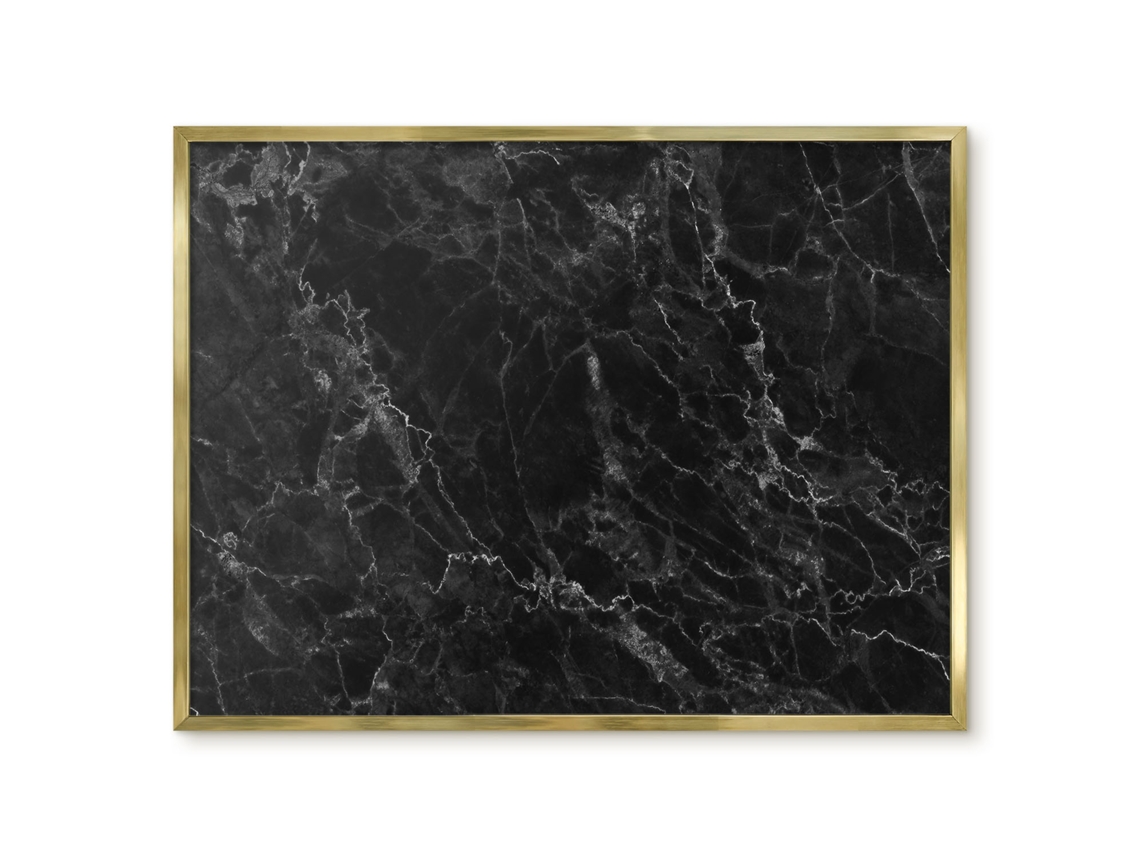 Magnetic Wall Board Beige Marble For The Office Espelharte (80x60 Cm)
