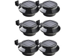 Lurelia, Lanterna Solar, Bateria, Auto, Branco, Pack 6, Jardim, Pátio