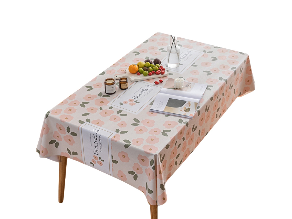 Toalha de Mesa de Jardim Toalha de Mesa de Centro Retangular em Pvc Estilo1