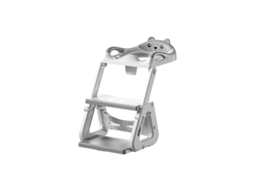 Assento Sanita 2 Em 1 - Redutor Wc Infantil Com Escada - Tampa Sanita - Pvc - Cinzento