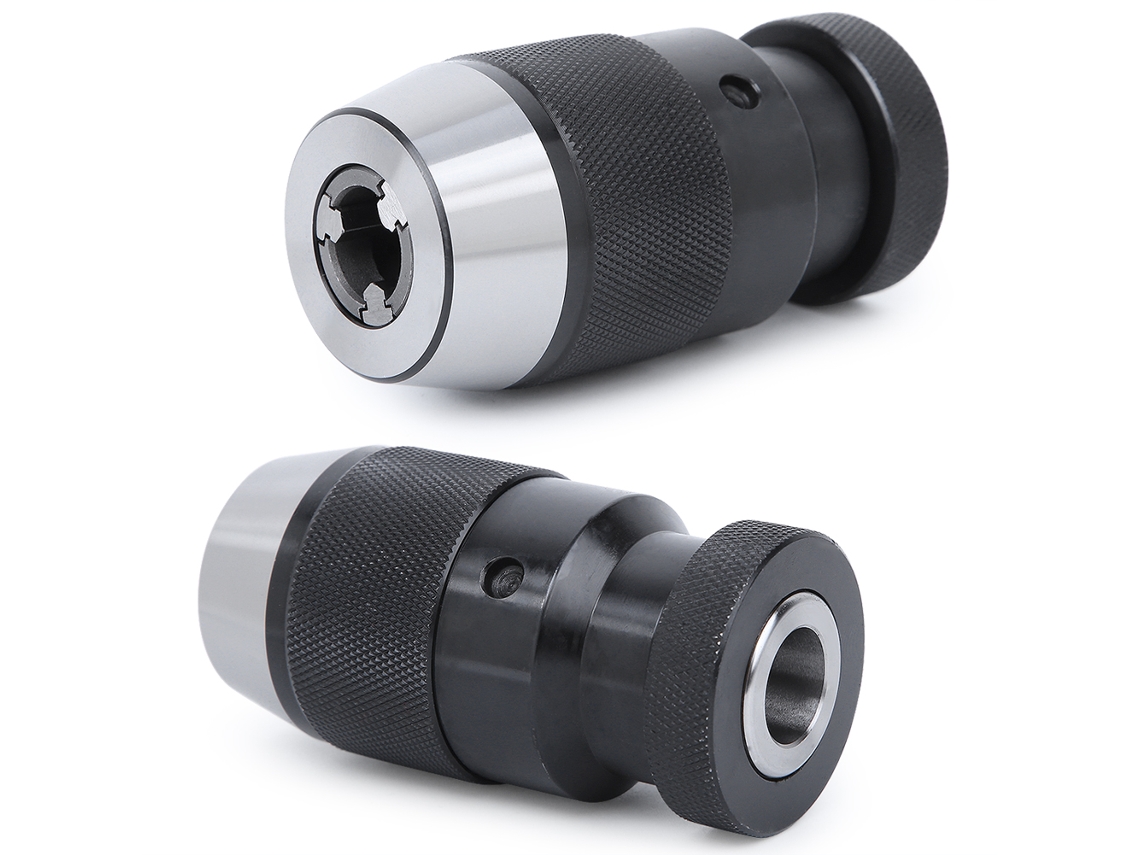 Mandril De Taladro De Bloqueo Automático Autoapretable Para Tornos Y Máquinas De Fresado 1-16mm Piezas Cnc B18