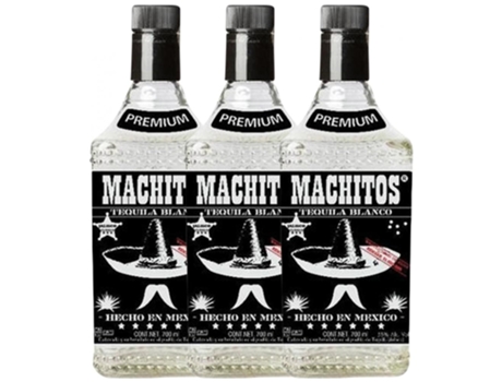 Tequila La Cofradía Machitos Blanco 70 cl (Caixa de 3 unidades)
